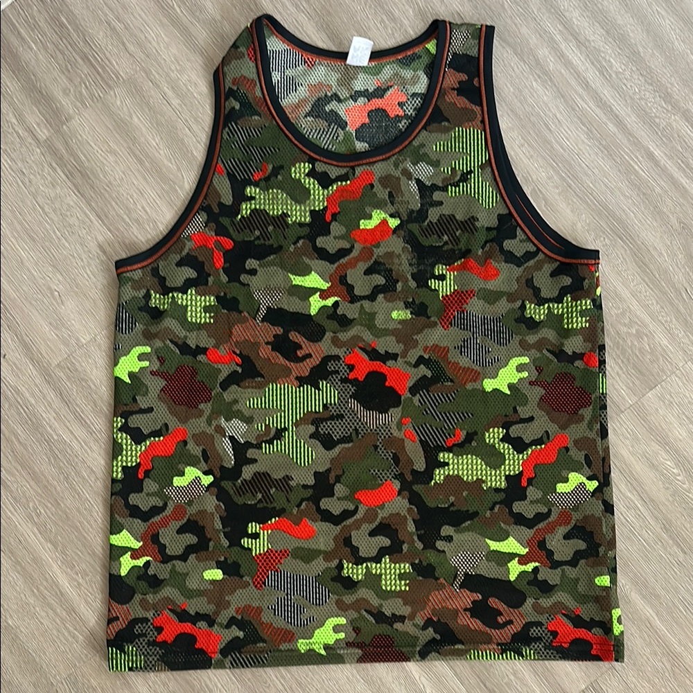 Zumba Camo Mesh Tank Top